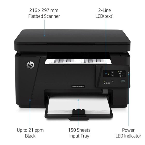 HP MFP M126a AIO Laser Printer - Image 2