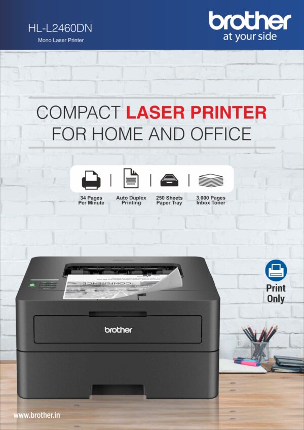 Brother HL-L2460DN Laser Printer - Image 2