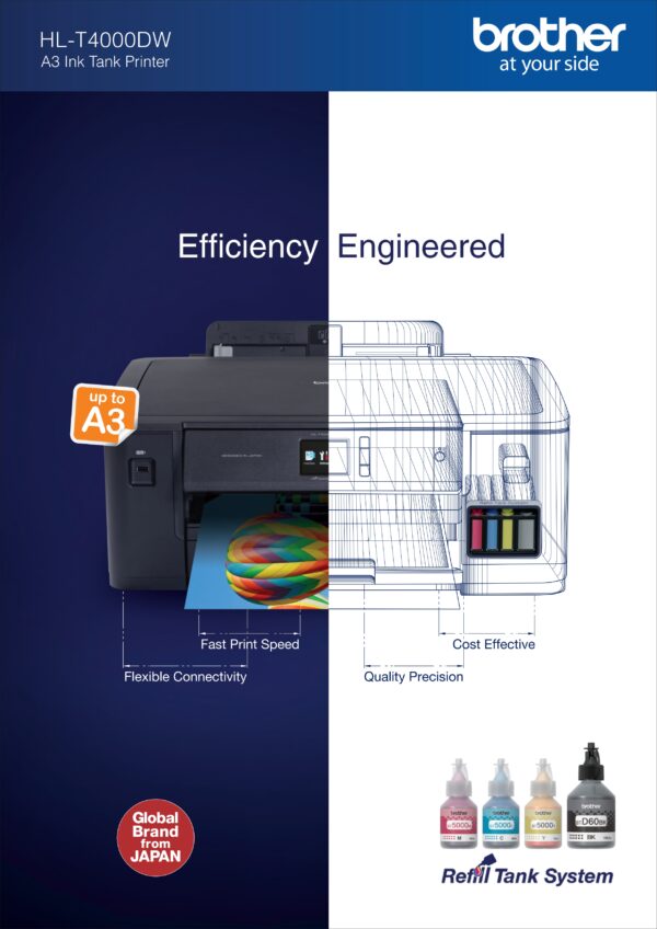 Brother HL-T4000DW All-in One Ink Tank A3 Printer - Image 2